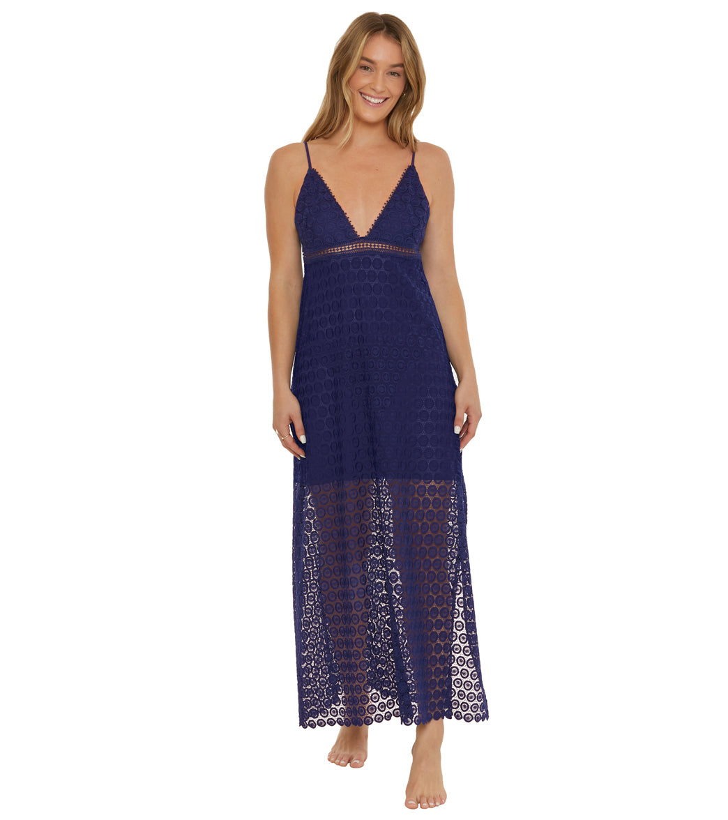 Trina Turk Women's Dotti Maxi Dress Cover Up Navy