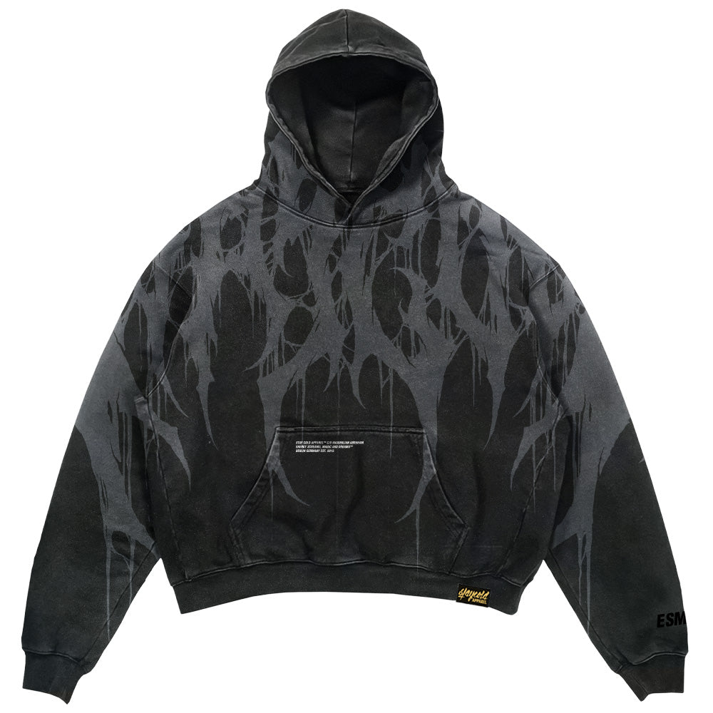 Grimfall - Heavy Oversized Hoodie (Acid Washed) 400GSM