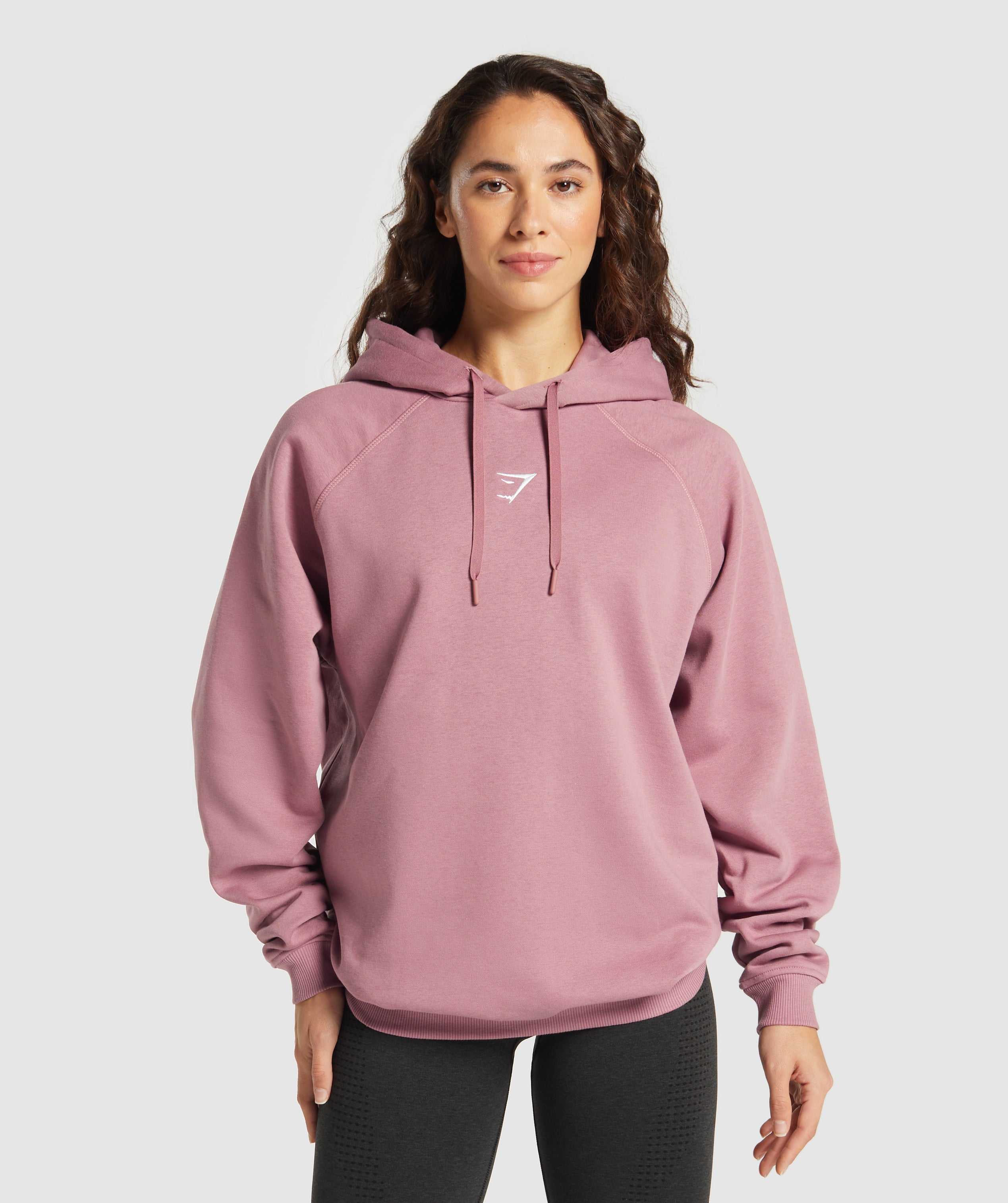 Gymshark Training Oversized Fleece Hoodie - Calm Pink