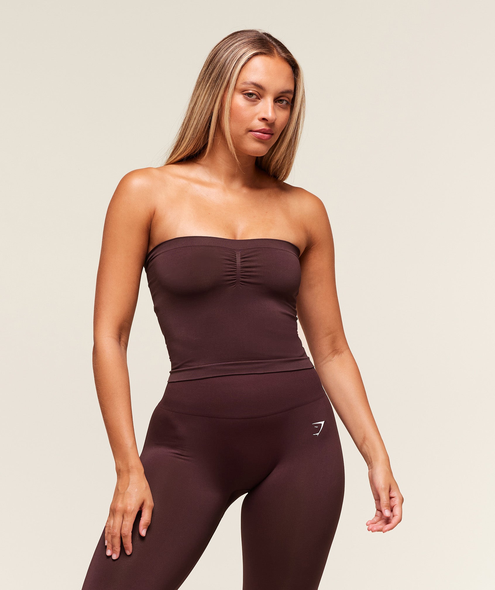 Gymshark Everyday Seamless Midi Tube Top - Cherry Purple