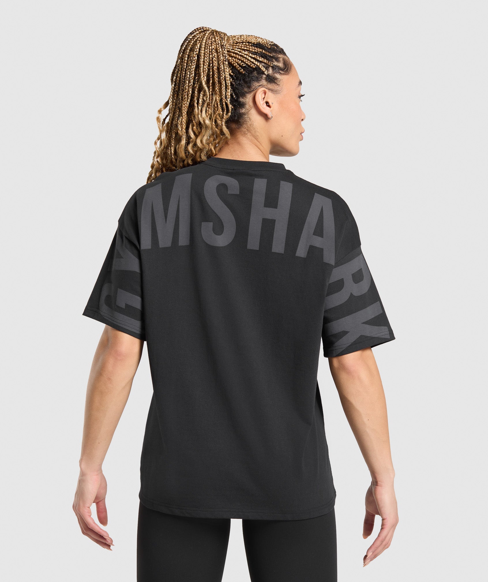 Gymshark Wordmark Graphic T-Shirt - Black