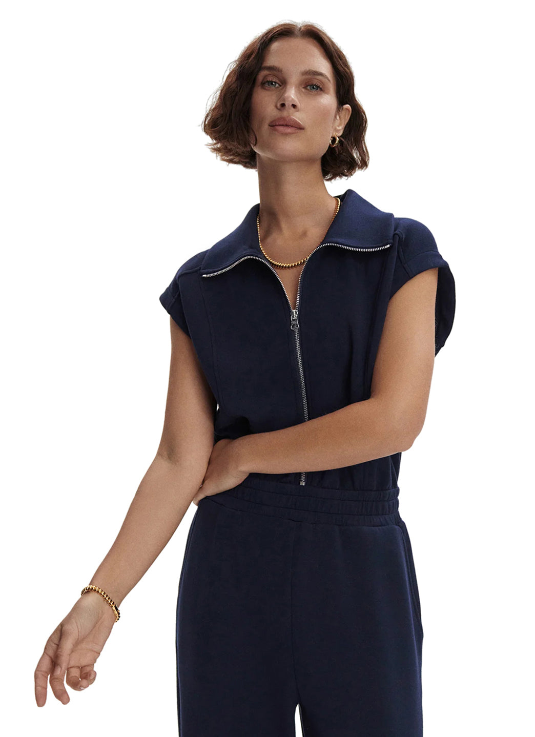 Varley Monica Half Zip Jumpsuit