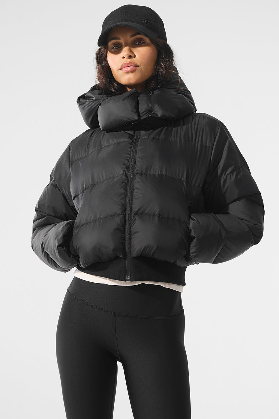 Foxy Puffer Jacket - Black