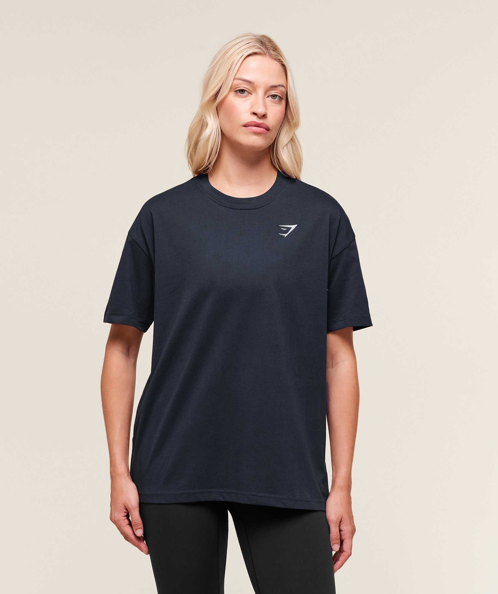 Gymshark Training Oversized T-Shirt - Heavy Blue