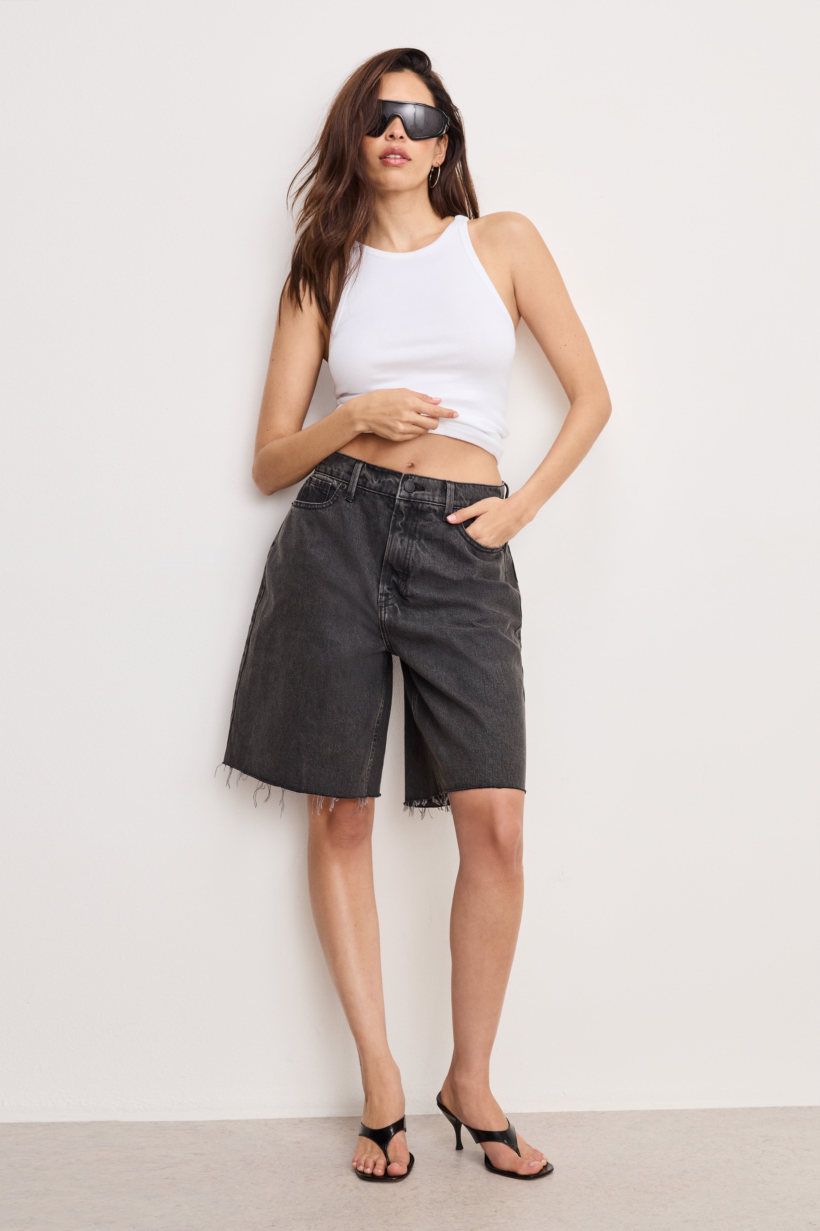 GOOD EXTREME BARREL SHORTS | BLACK398