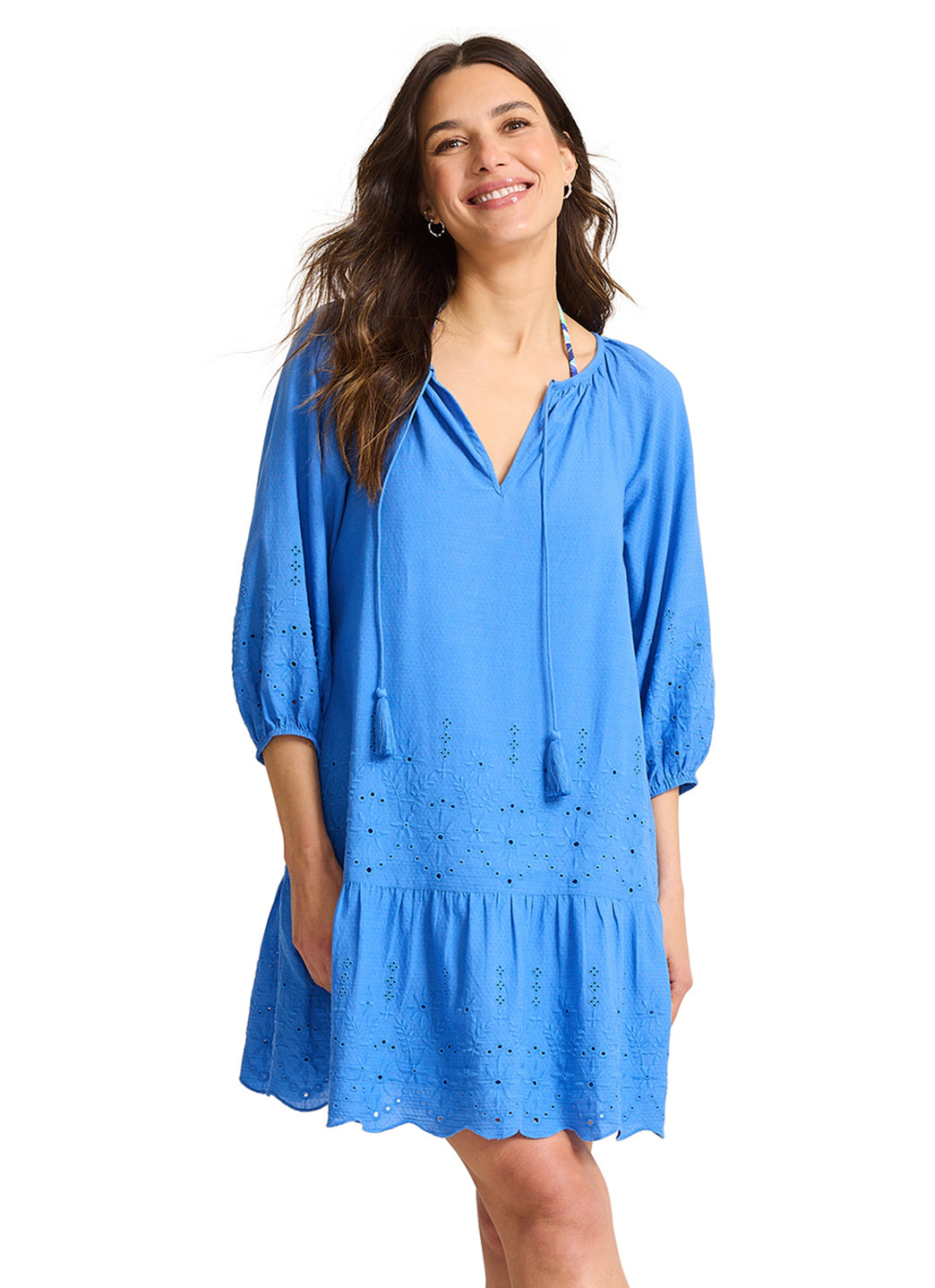 Tommy Bahama Women's Eyelet Cove Embroidered Dress