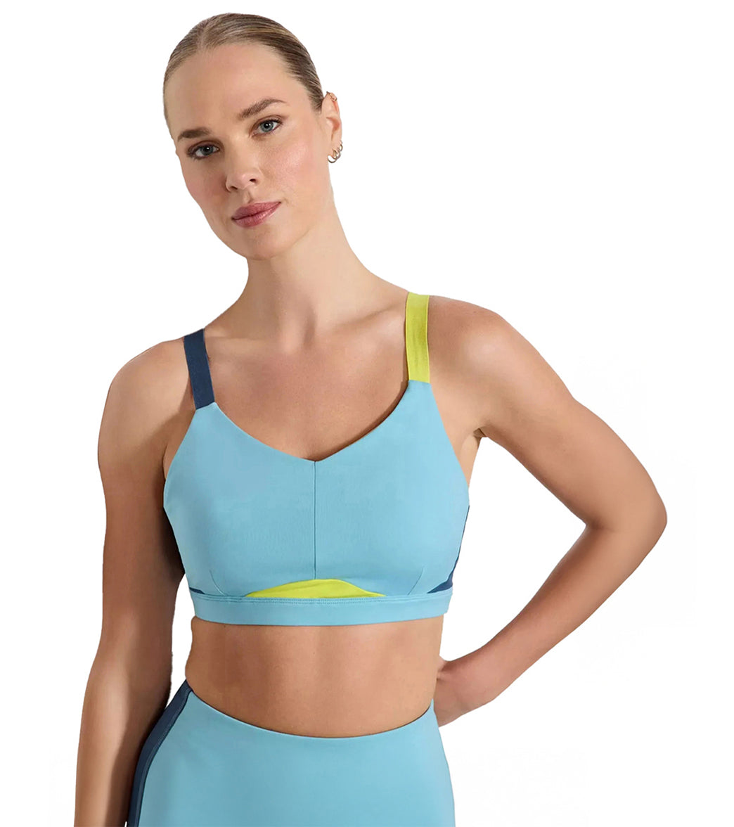 MPG Sport Vital Paneled Medium Support Mesh Back Bra