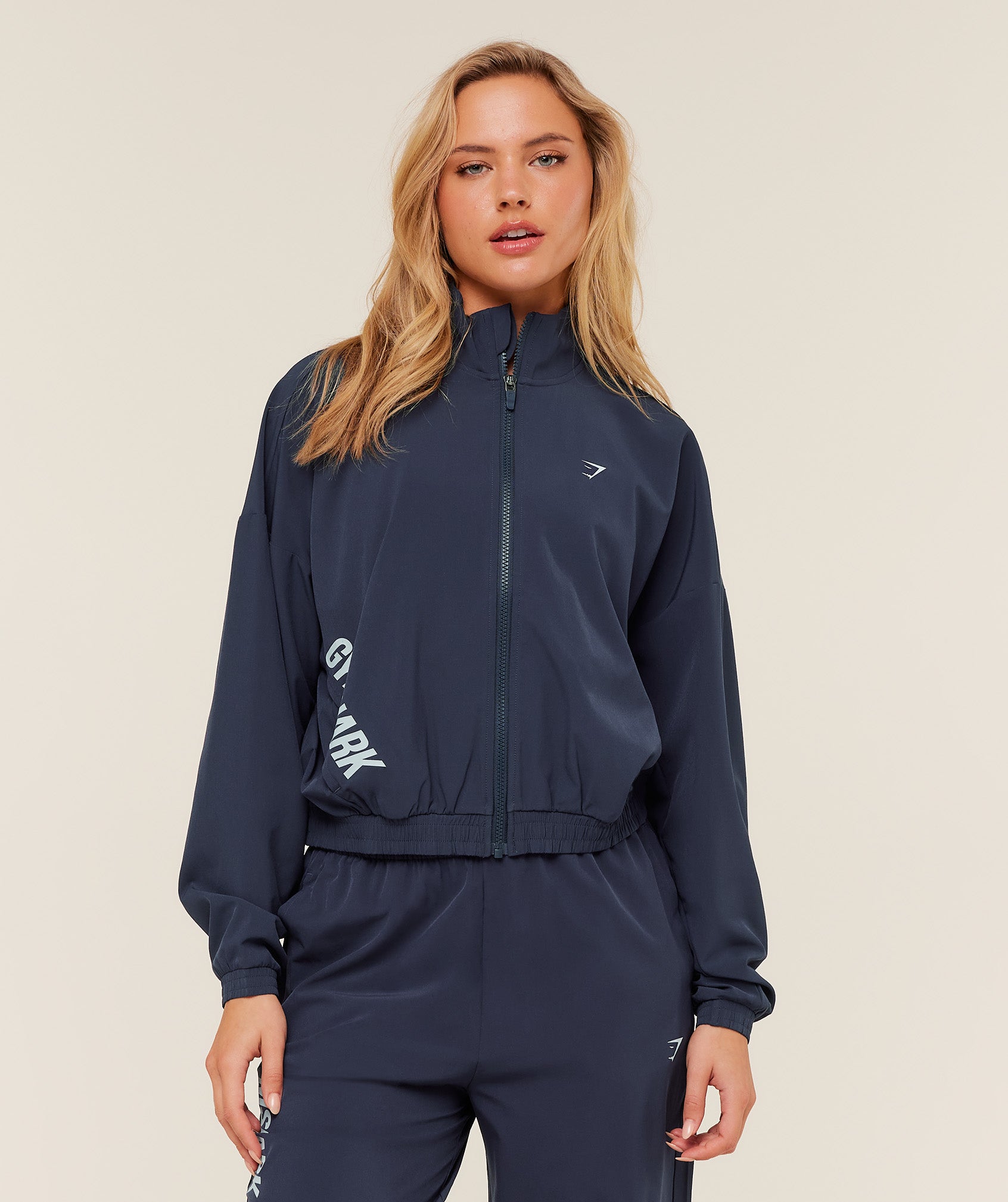 Gymshark Training Everyday Woven Jacket - Heavy Blue