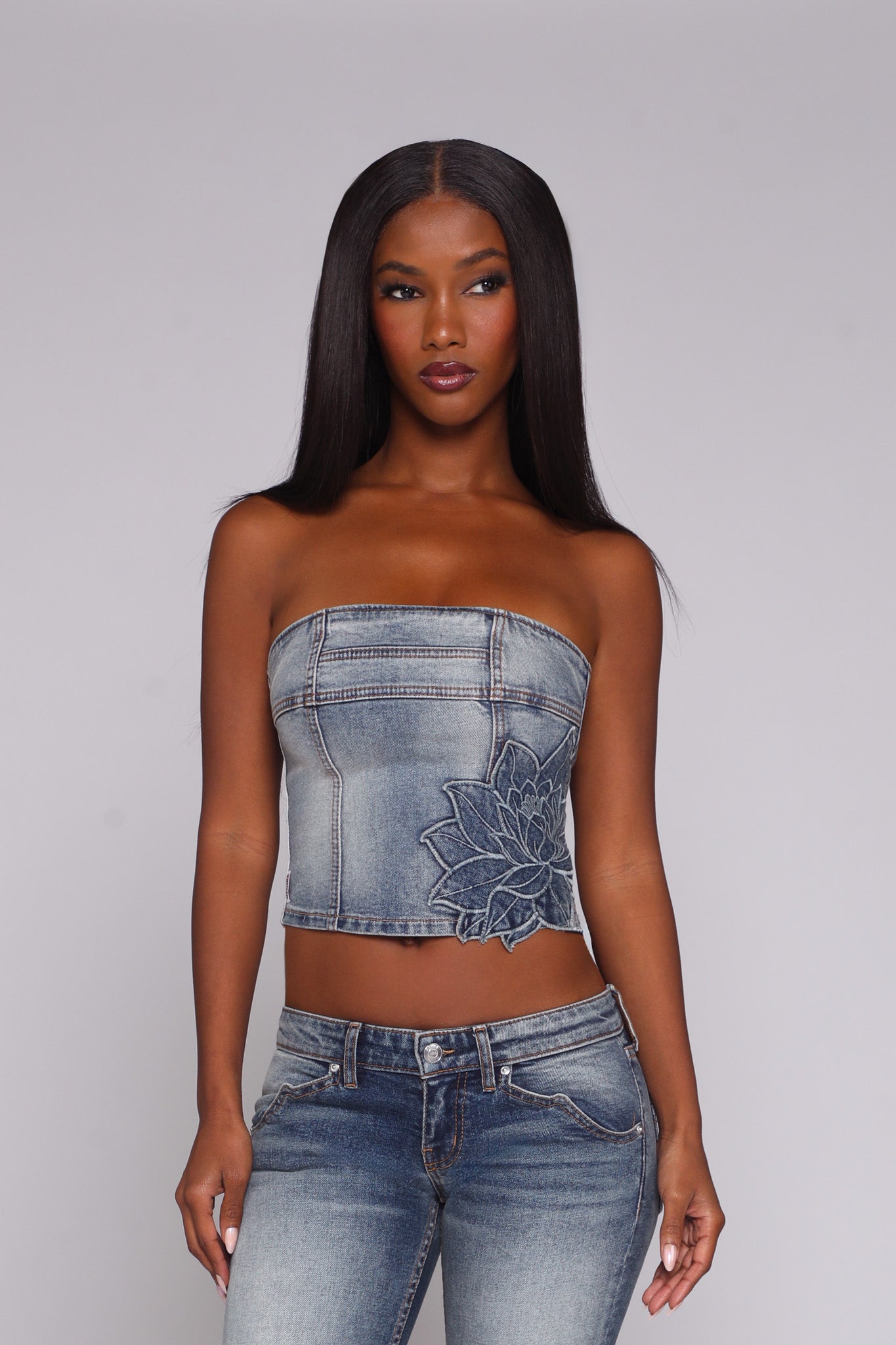 KATE CORSET / BLUE IRIS