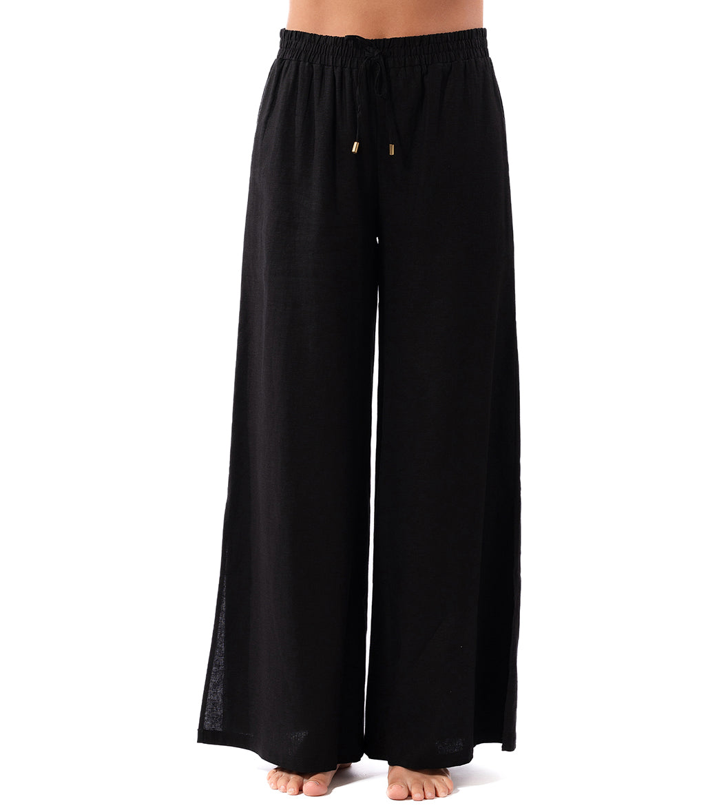 Jantzen Women's Royal Black Josephine Pull On Pant Cover Up