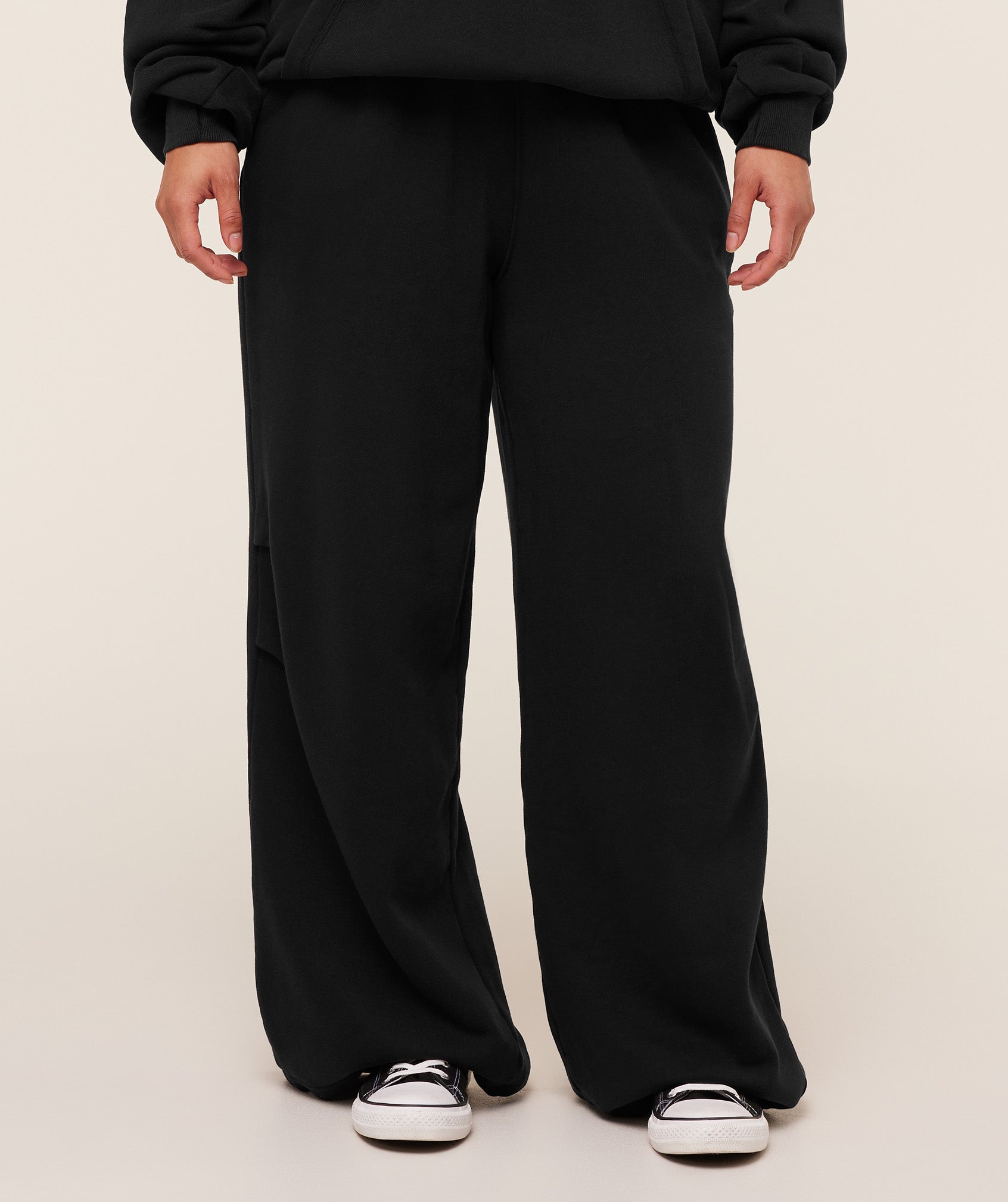 Gymshark Pump Cover Structured Fleece Pant - Black/Wash