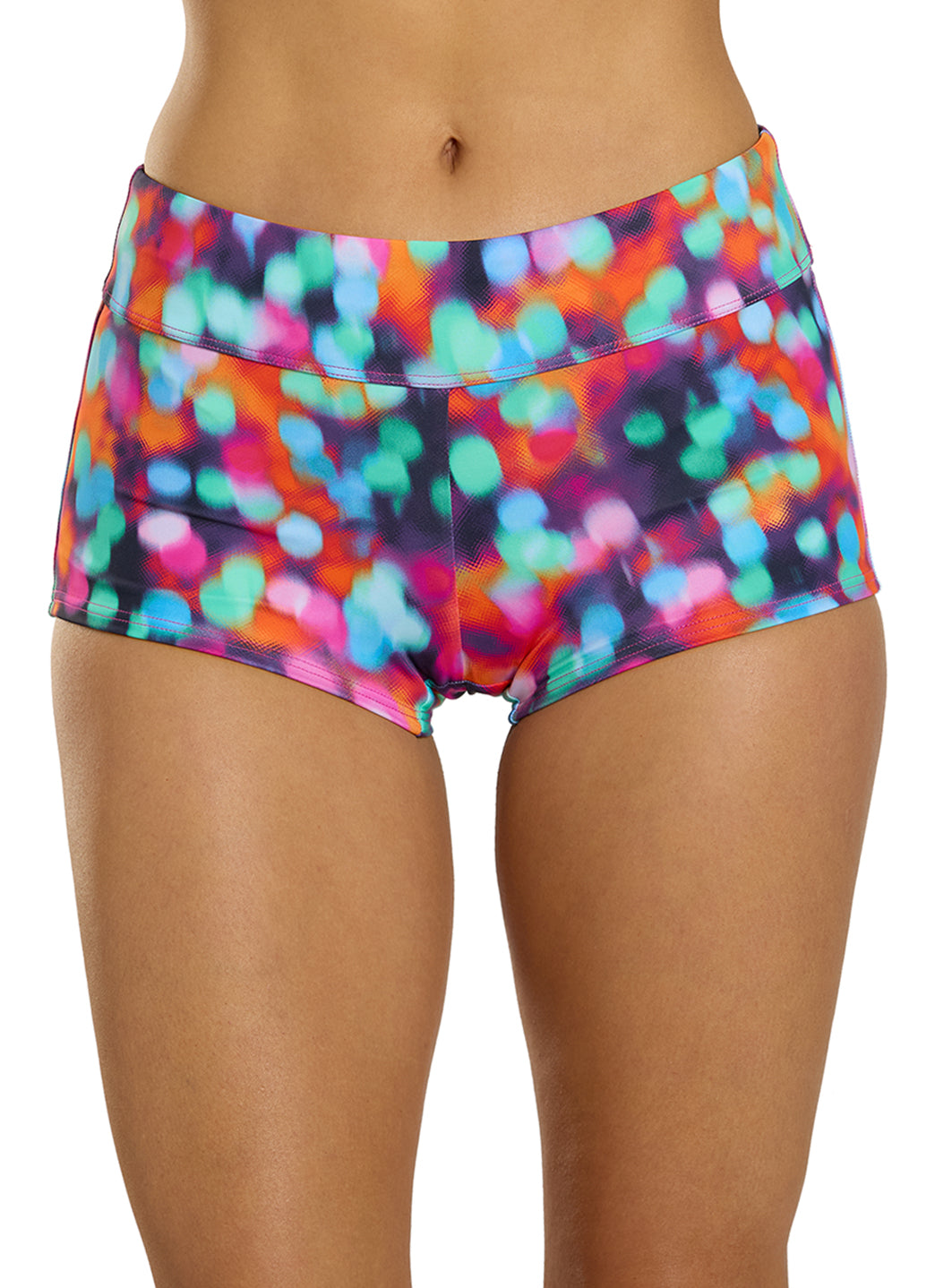 TYR Women's Daystar Della Boyshort Bikini Bottom