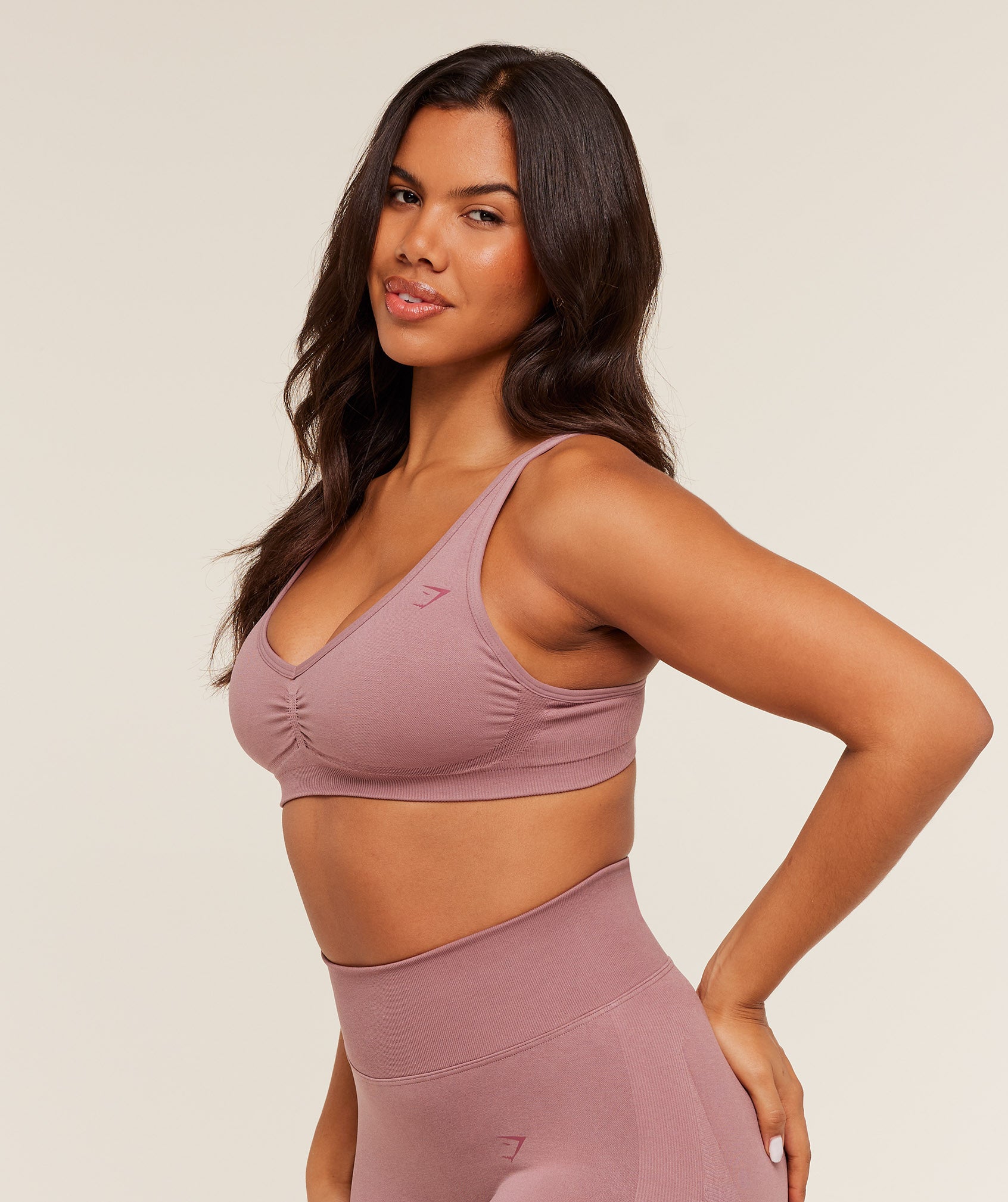 Gymshark Lift Seamless Sports Bra - Calm Pink