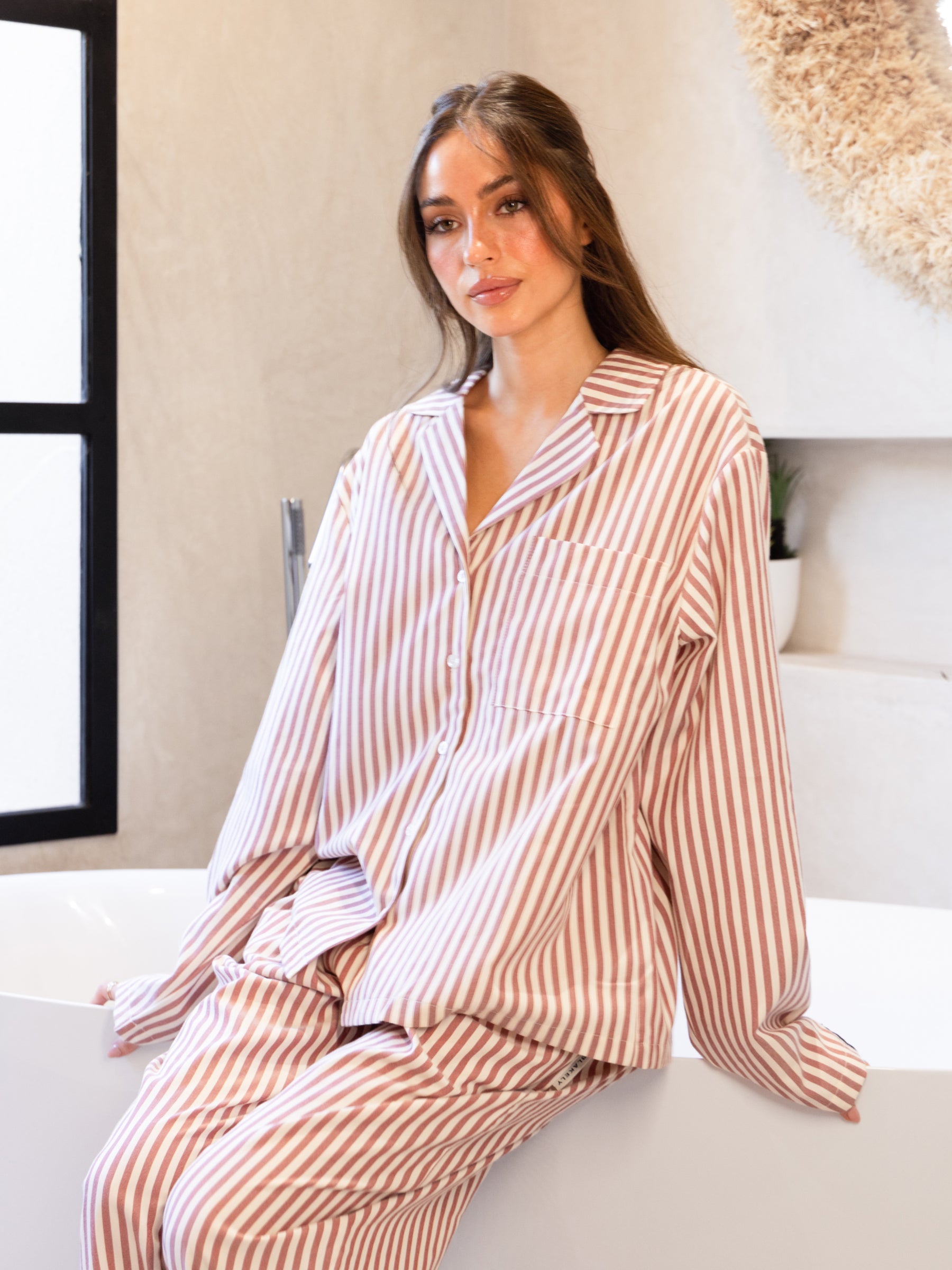 Suki Stripe Shirt - Red Stripe