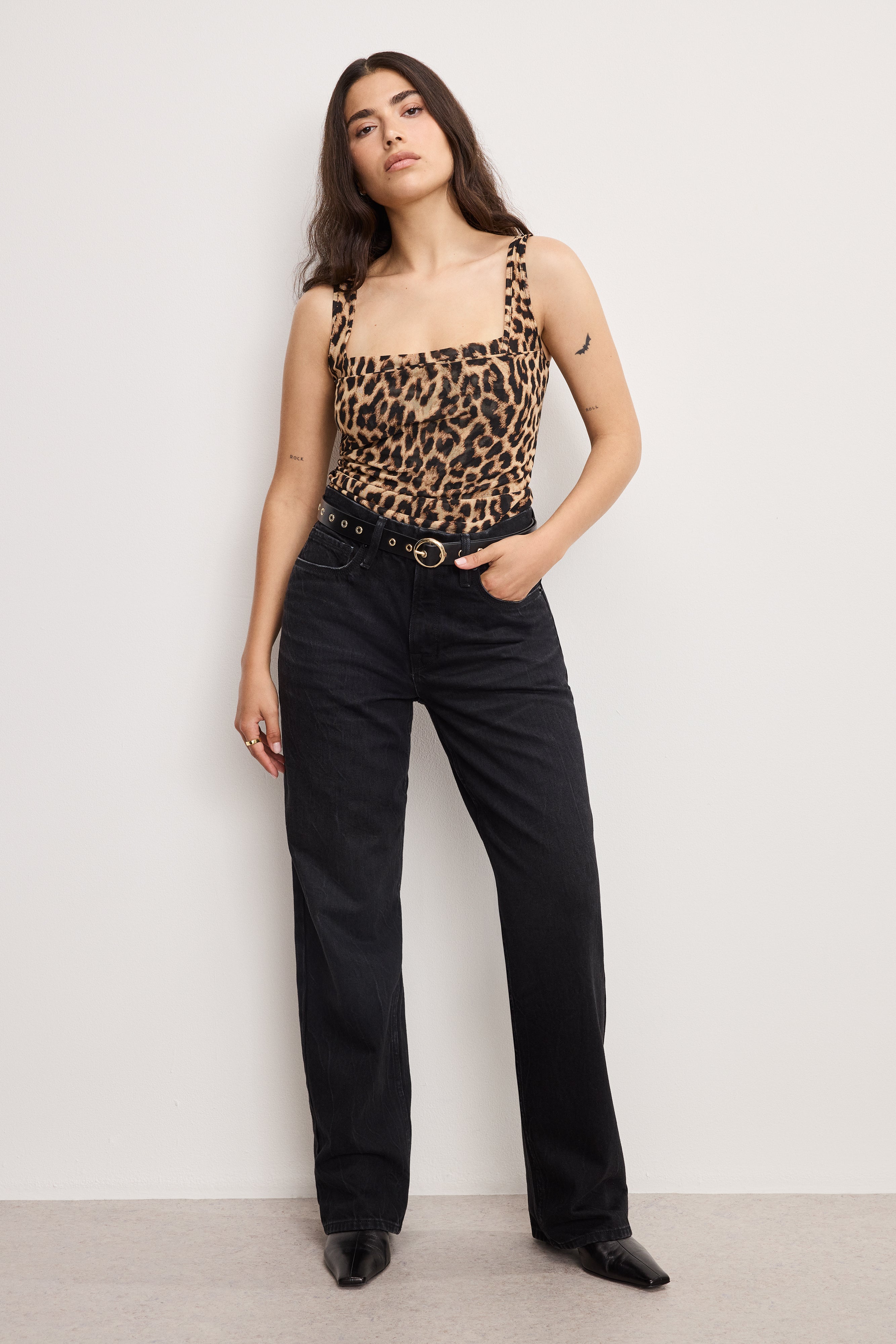 GOOD PETITE 90s RELAXED JEANS | BLACK406