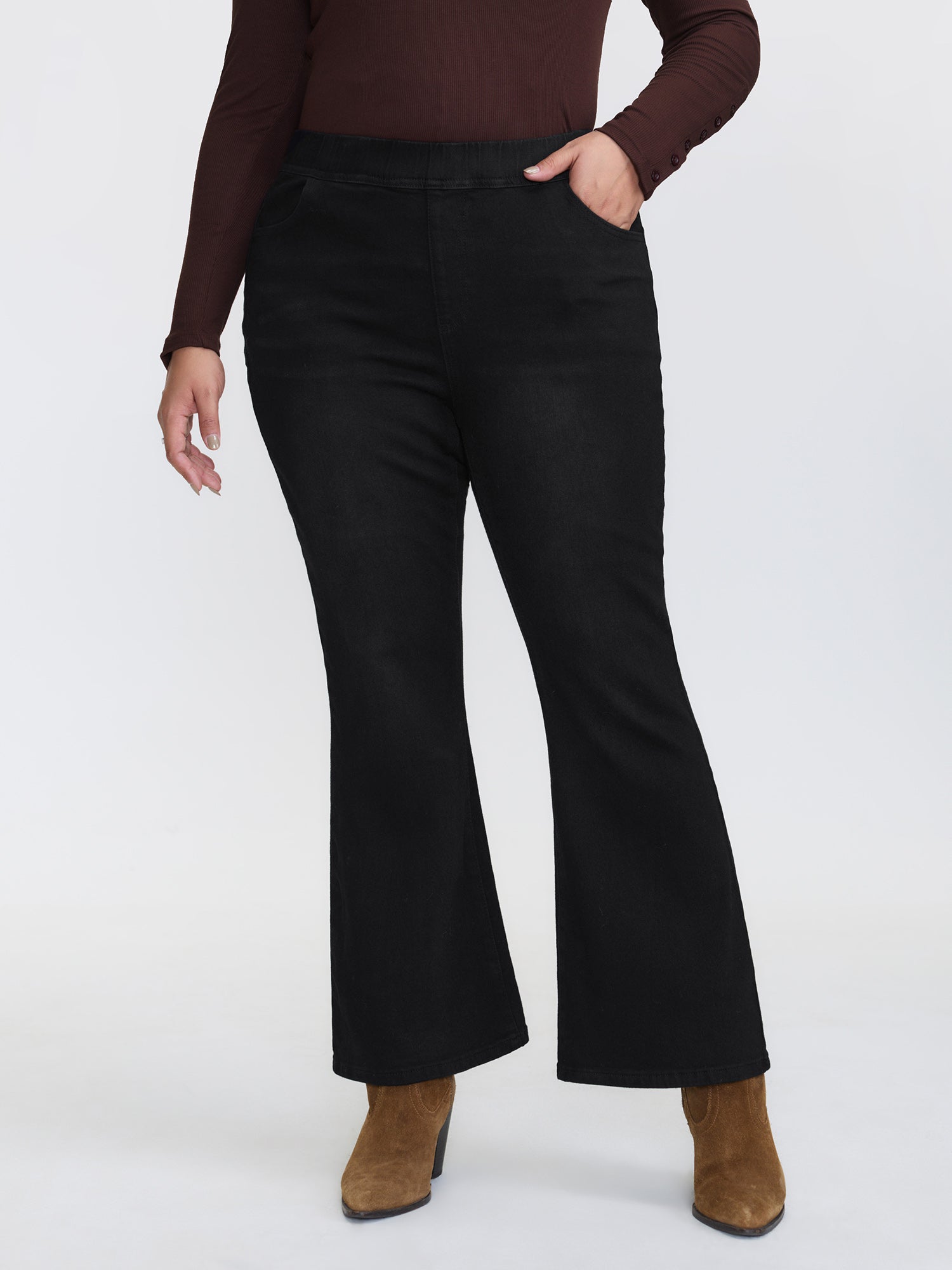 Supersoft Stretchy Flared Jeans