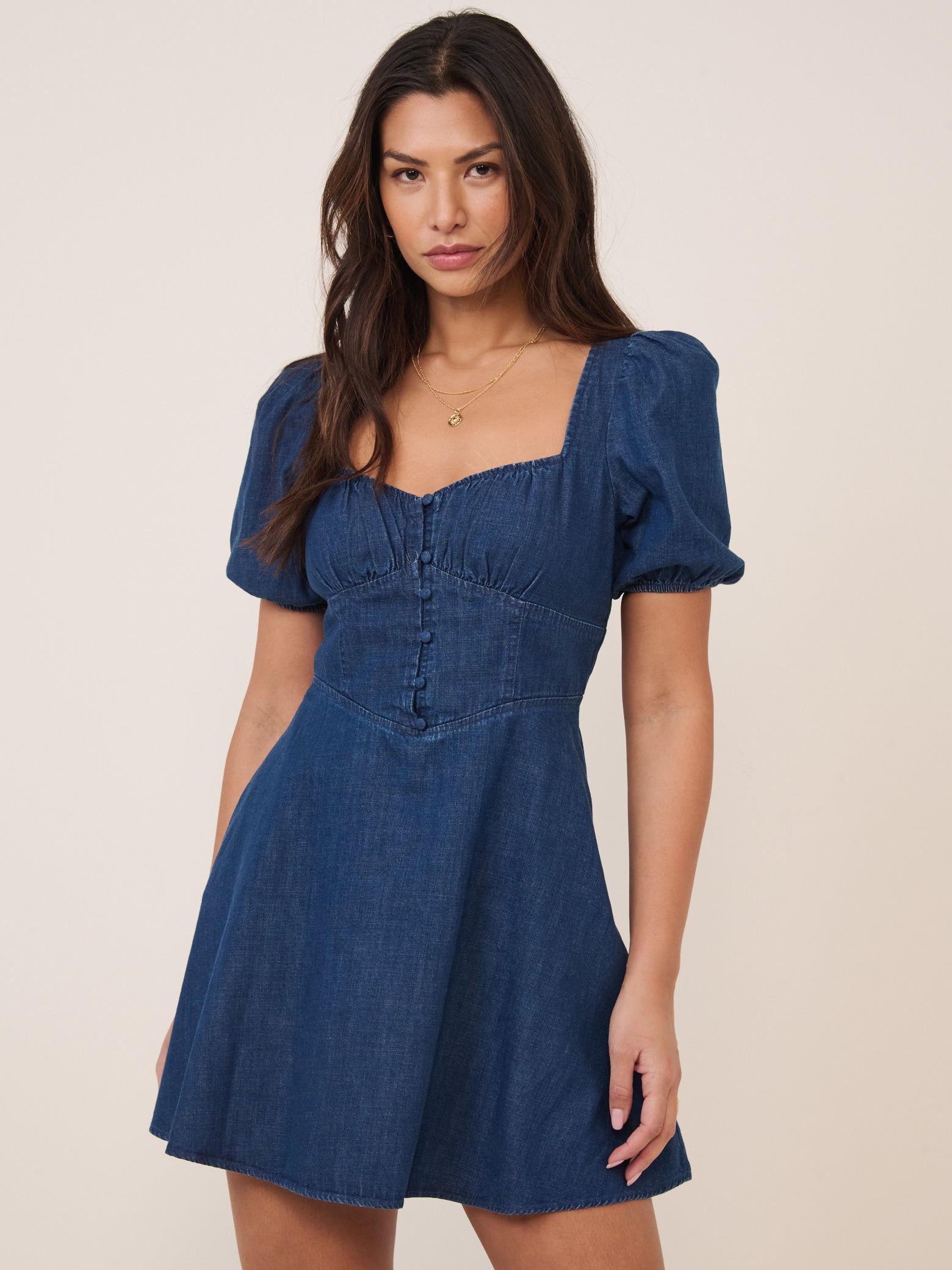 Dark Denim Tulla Mini Dress