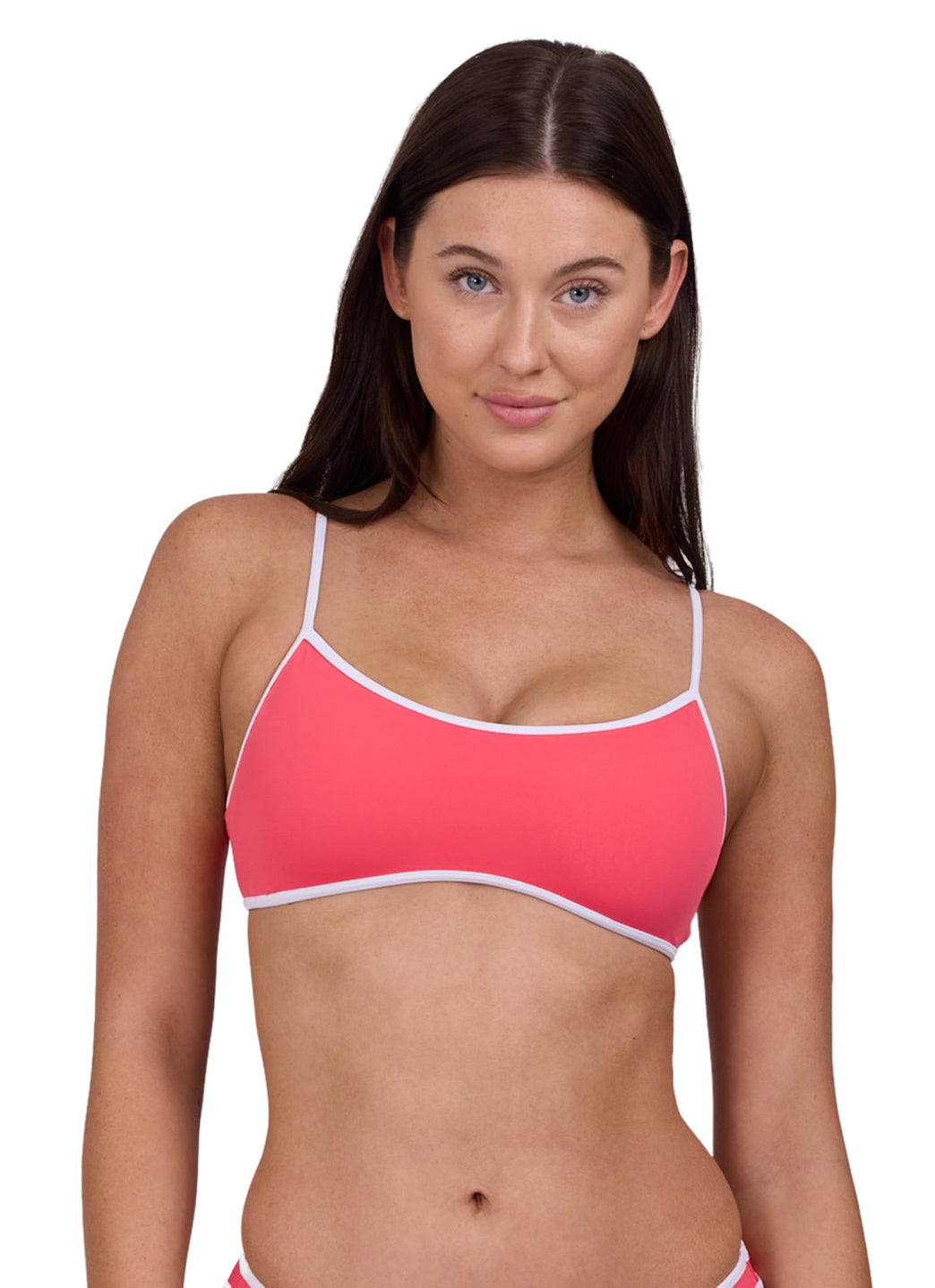 JOLYN Women's Amanda Scoop Neck Bikini Top