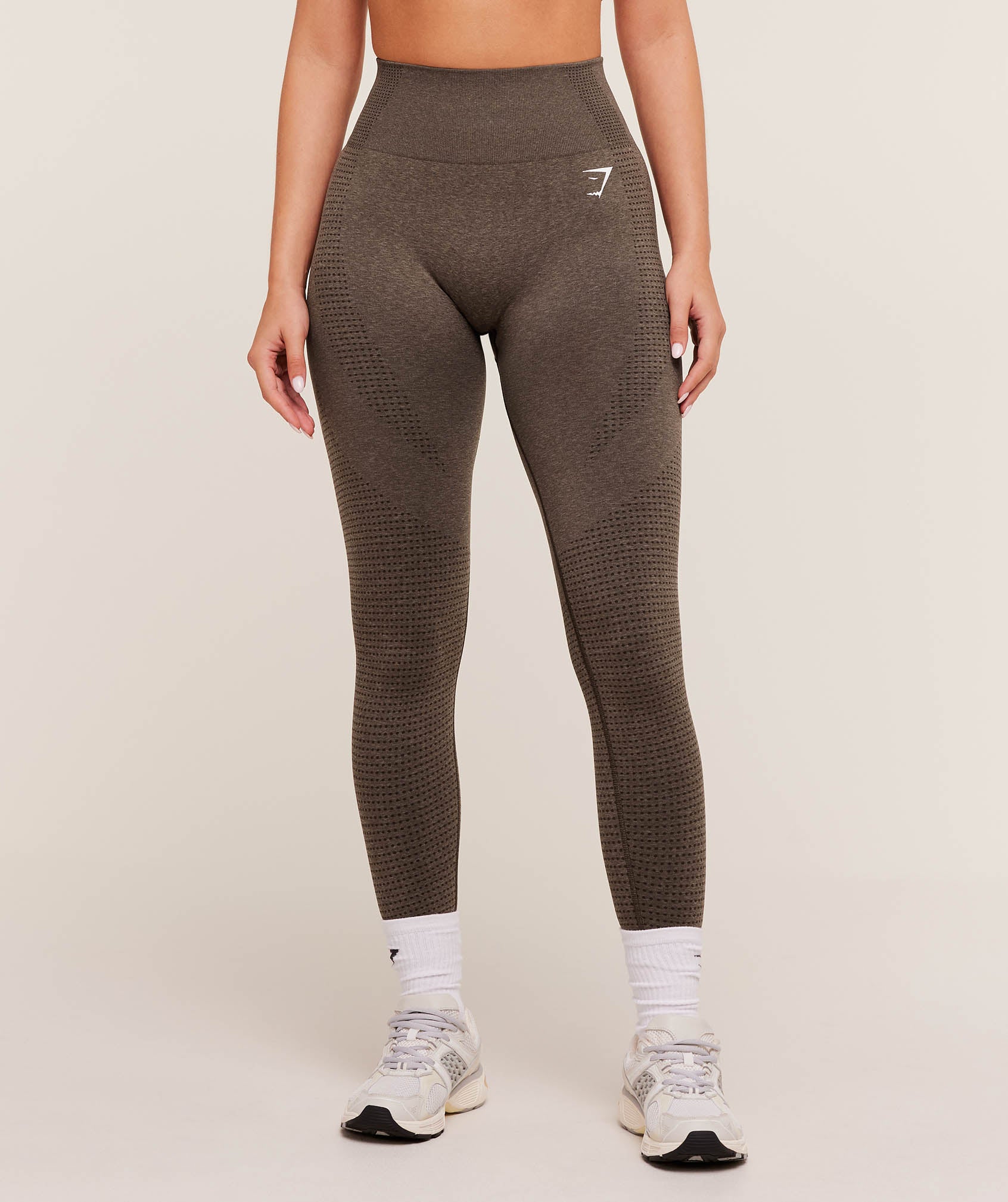 Gymshark Vital Regular Leggings - Penny Brown Marl