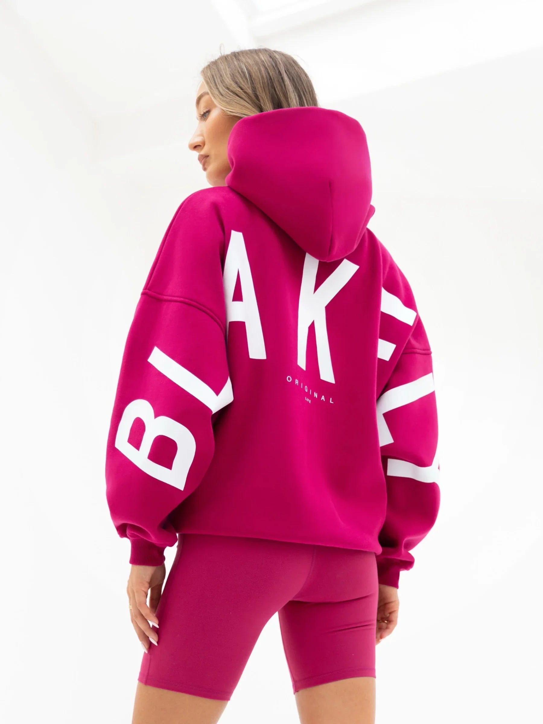 Isabel Oversized Hoodie - Ultra Pink