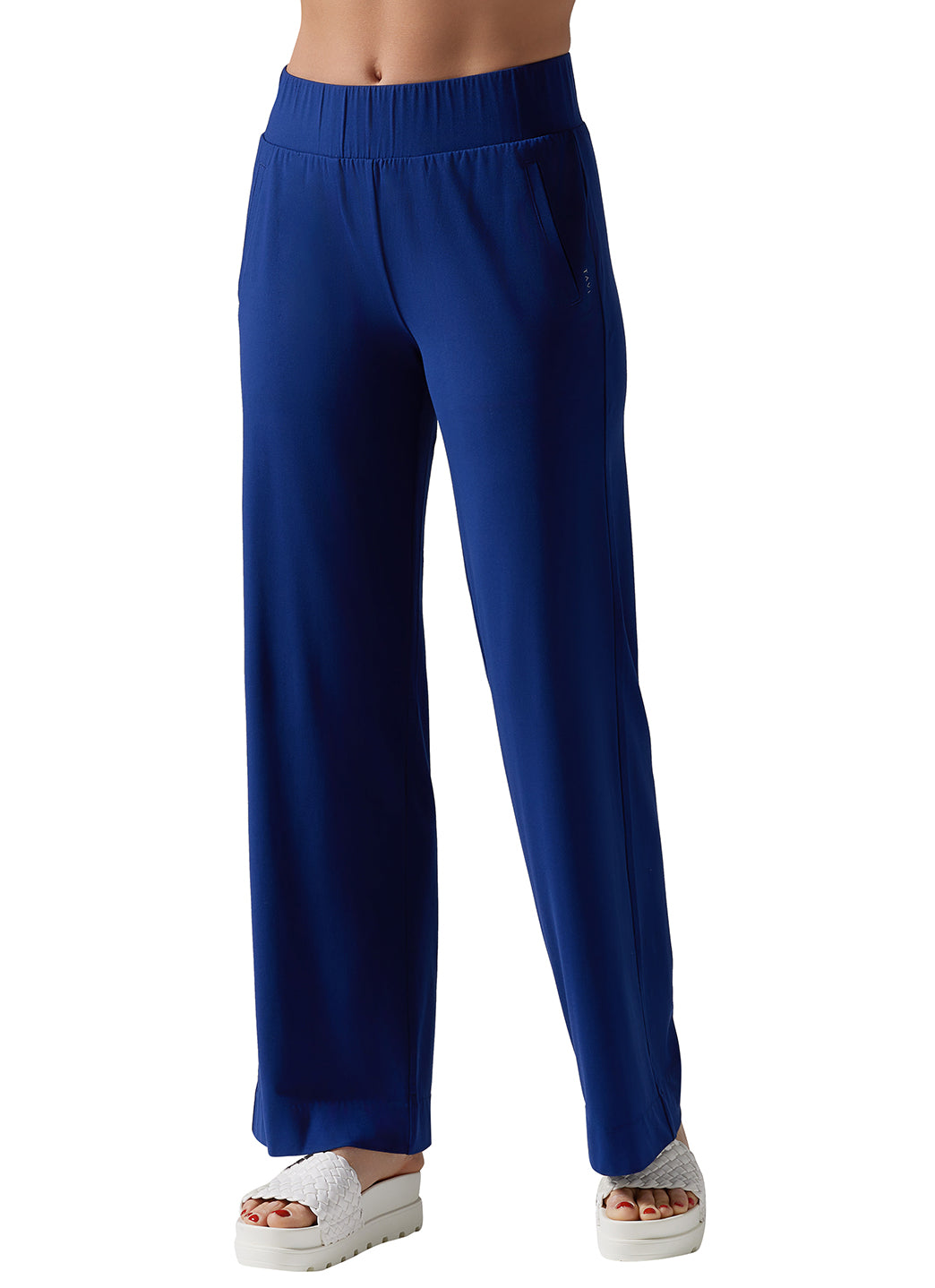 Tavi Brushed Tec Knit Wide Leg Pant