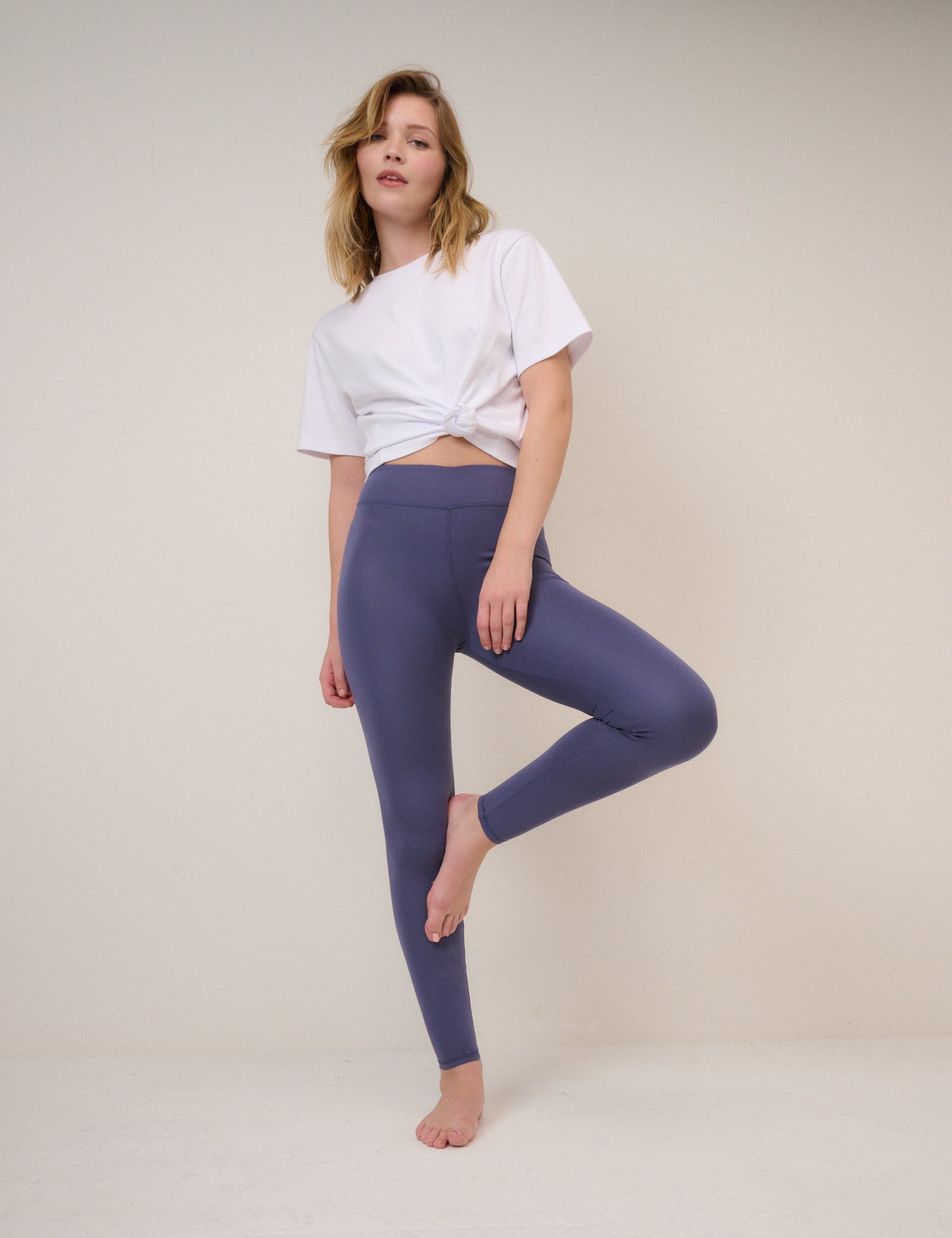 Blue Athleisure Leggings