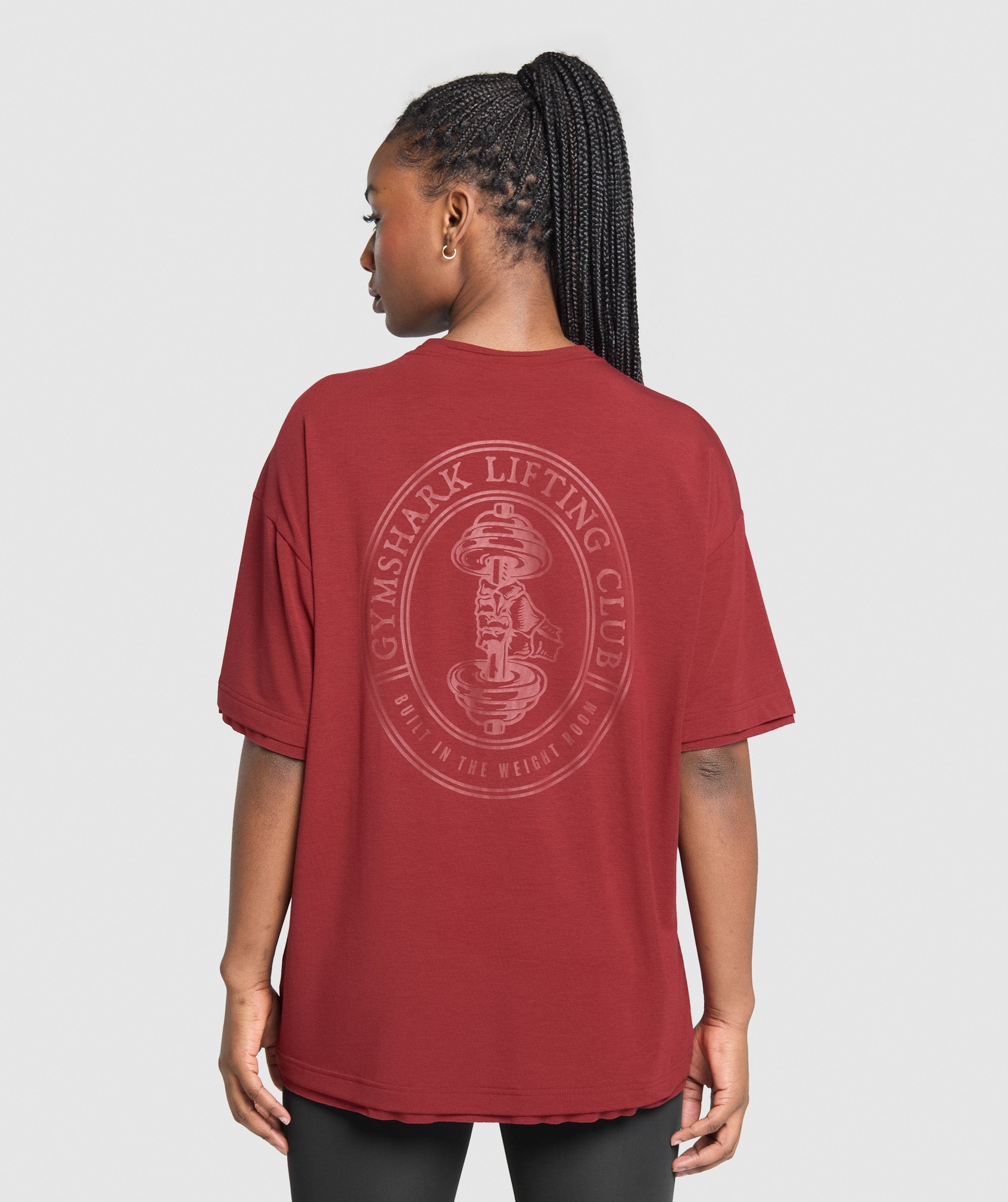 Gymshark Superset Graphic T-shirt - Sets Red