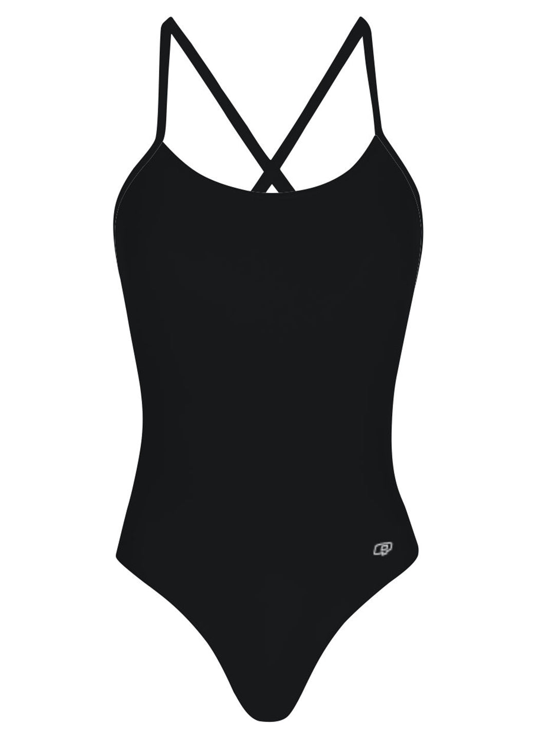 Q Swimwear Women's Sublimated Printed Tie Back One Piece Swimsuit