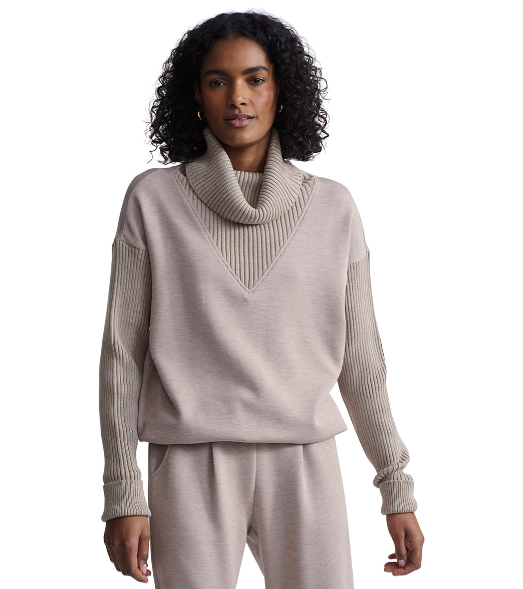 Varley Hannah Cowl Neck Sweat