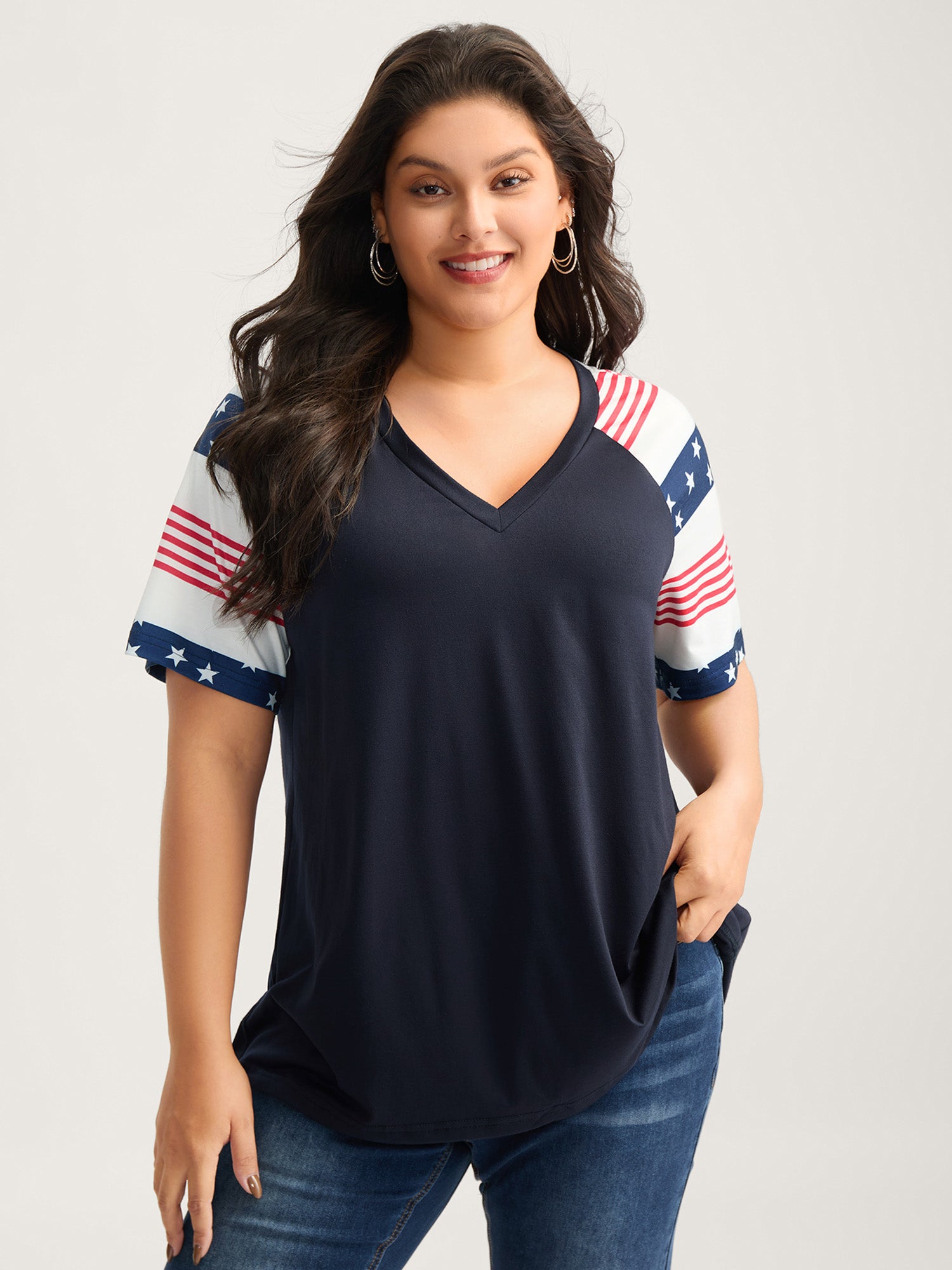 Stars and Stripes Raglan T-Shirt