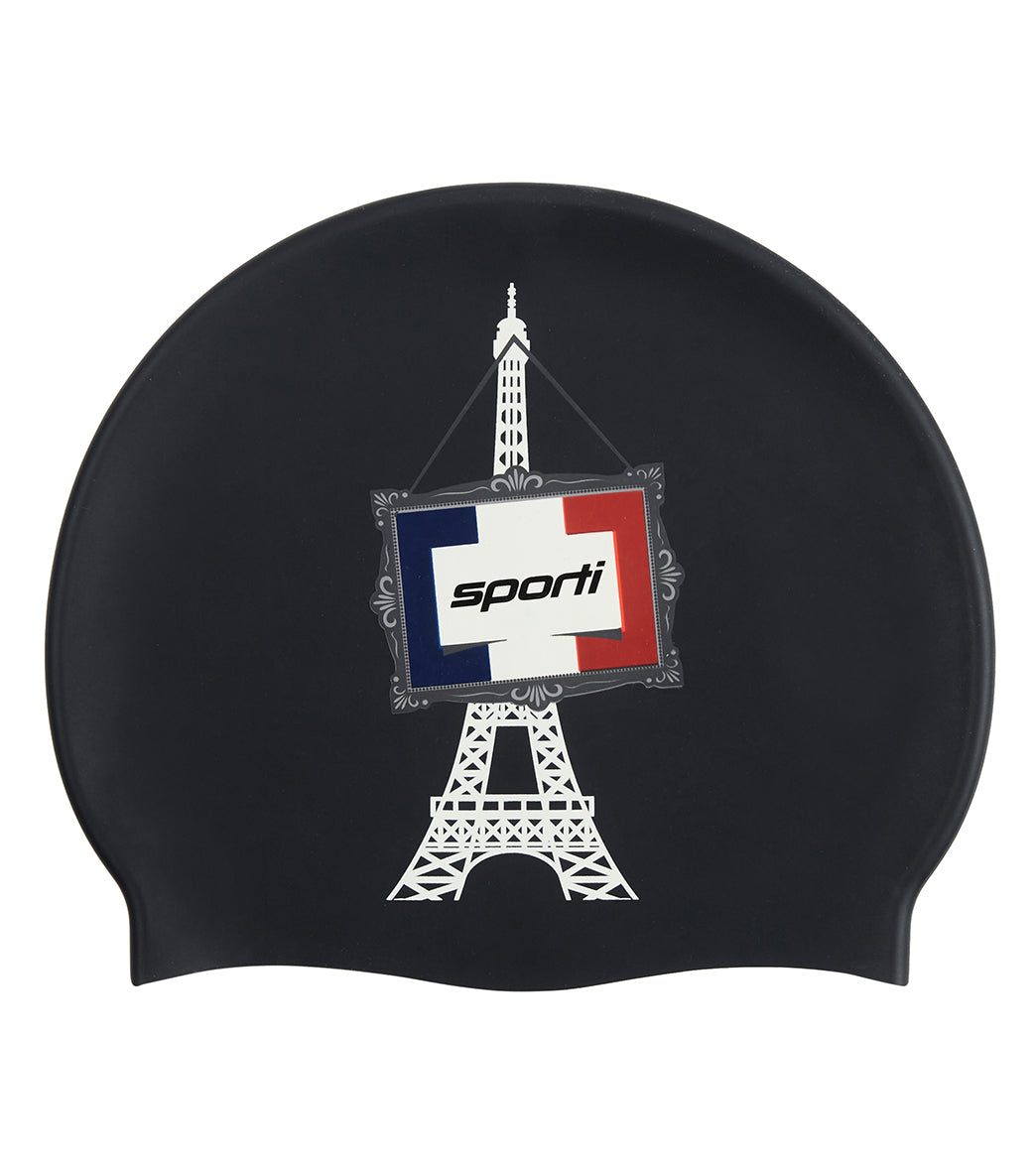 Sporti Paris Eiffel Tower Silicone Swim Cap