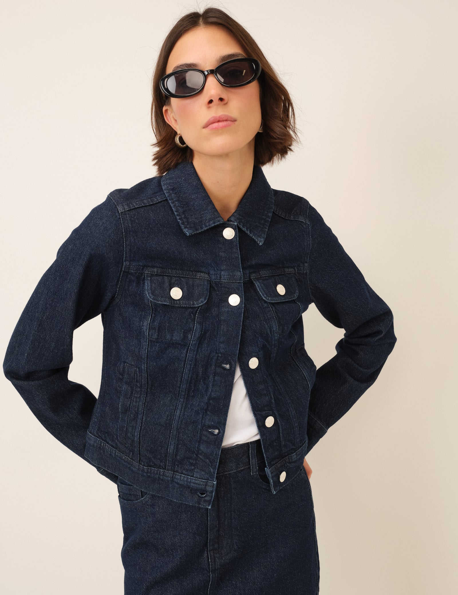 Dark Blue Denim Jacket