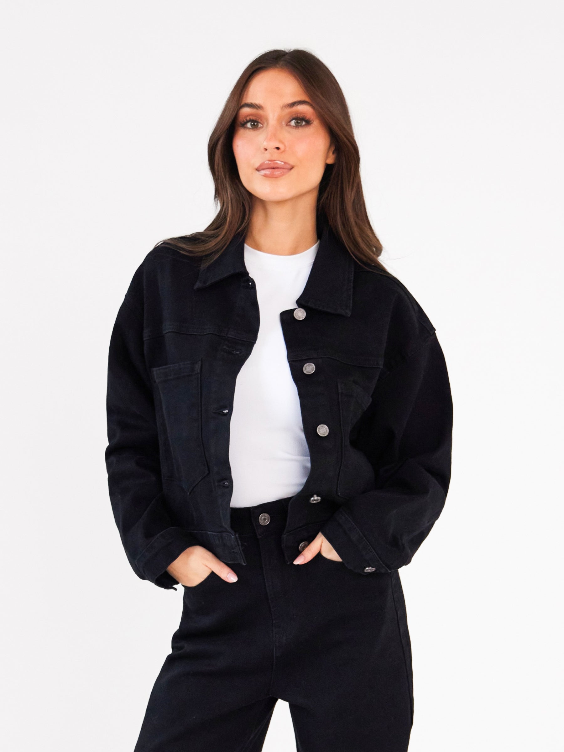 Blakely Denim Jacket - Black
