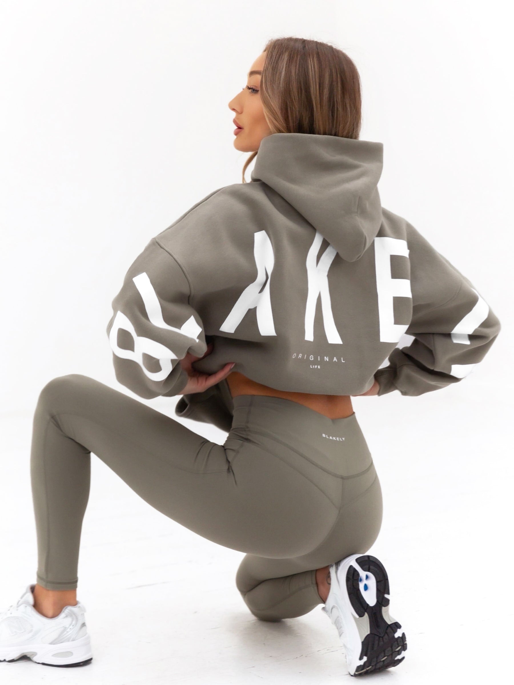 Isabel Hoodie & Leggings Set - Safari Green