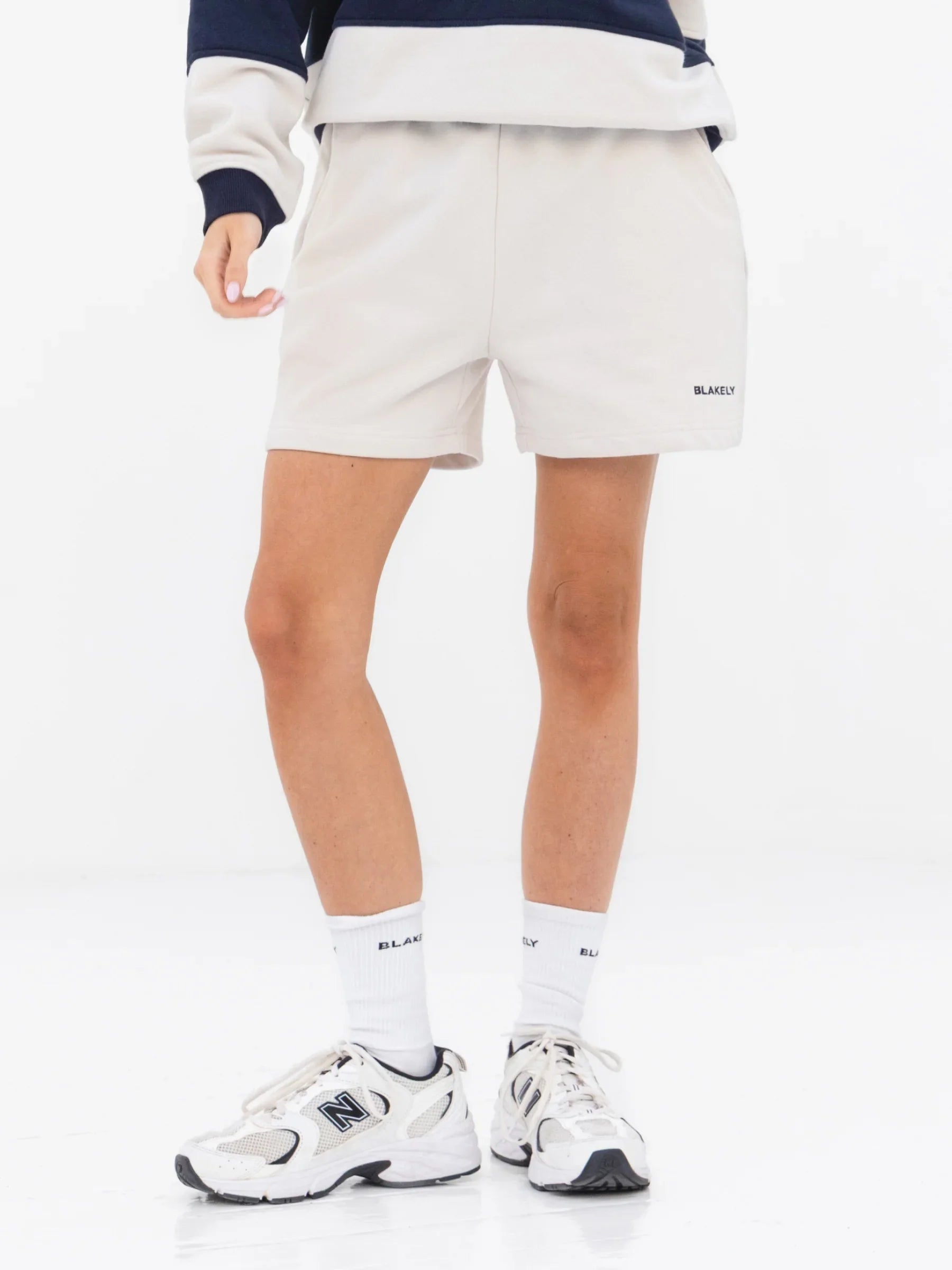Harper Jogger Shorts - Off White