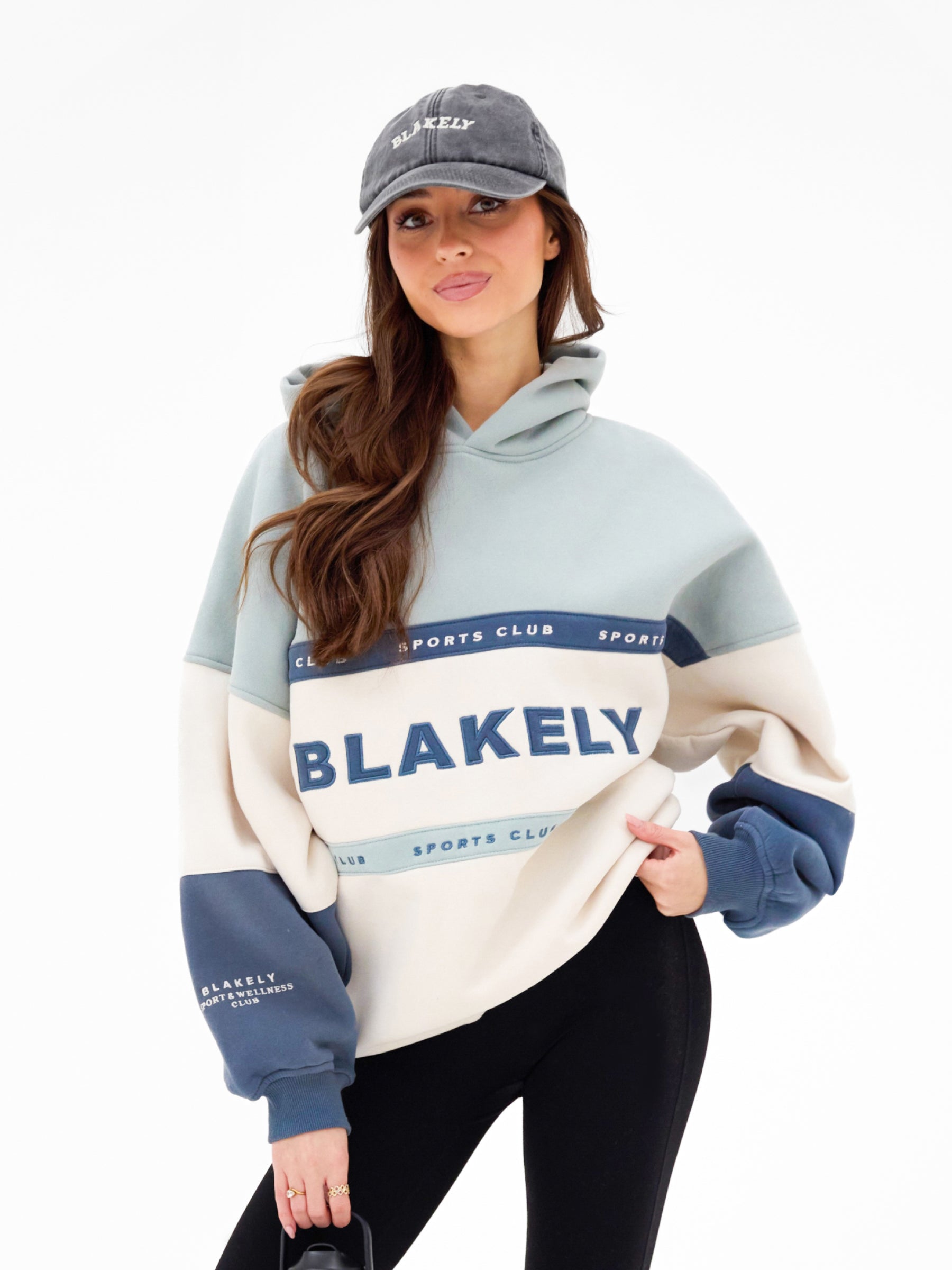 Alpine Oversized Hoodie - Mineral Blue