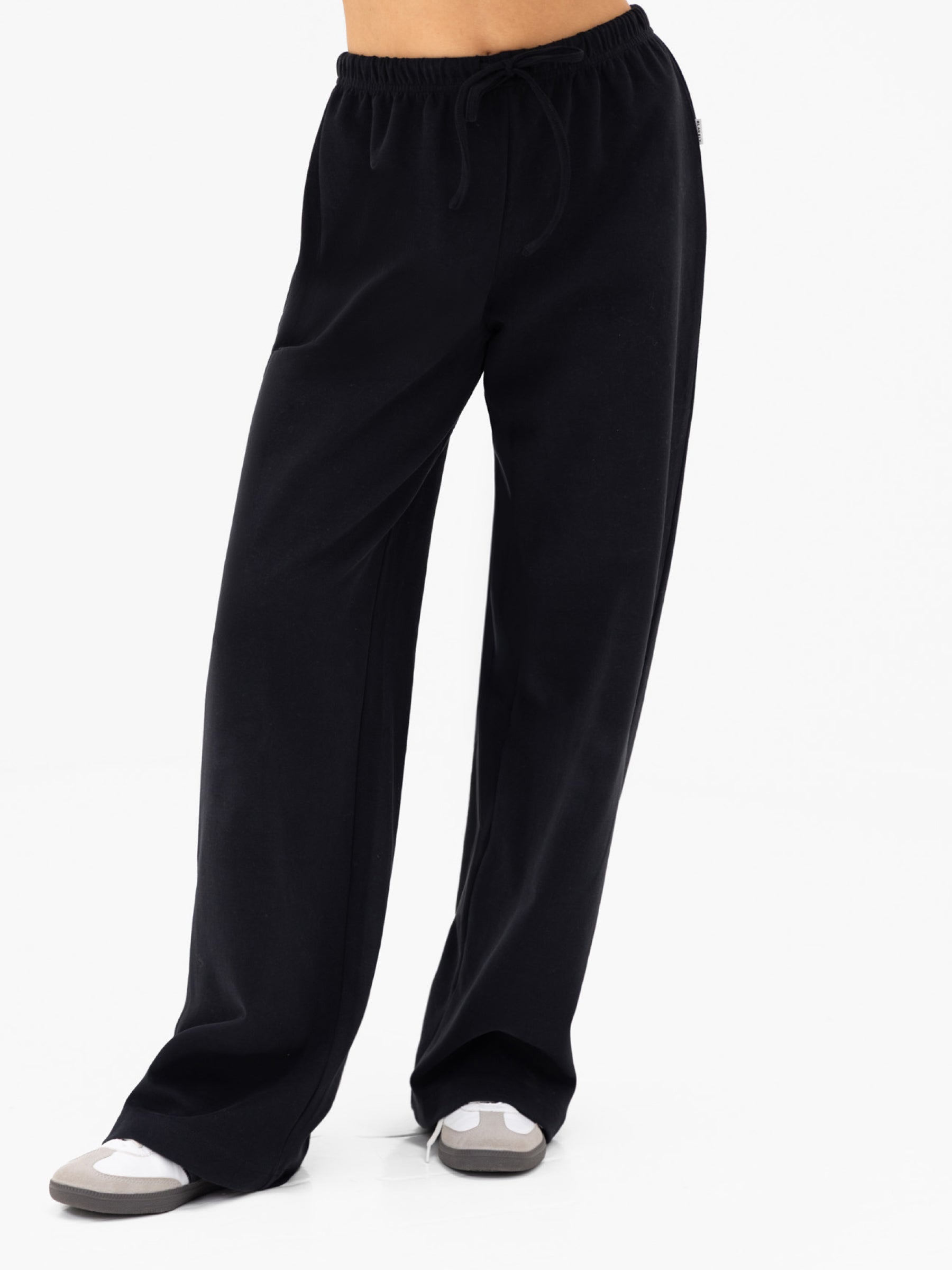 Emmy Wide Leg Trousers - Black