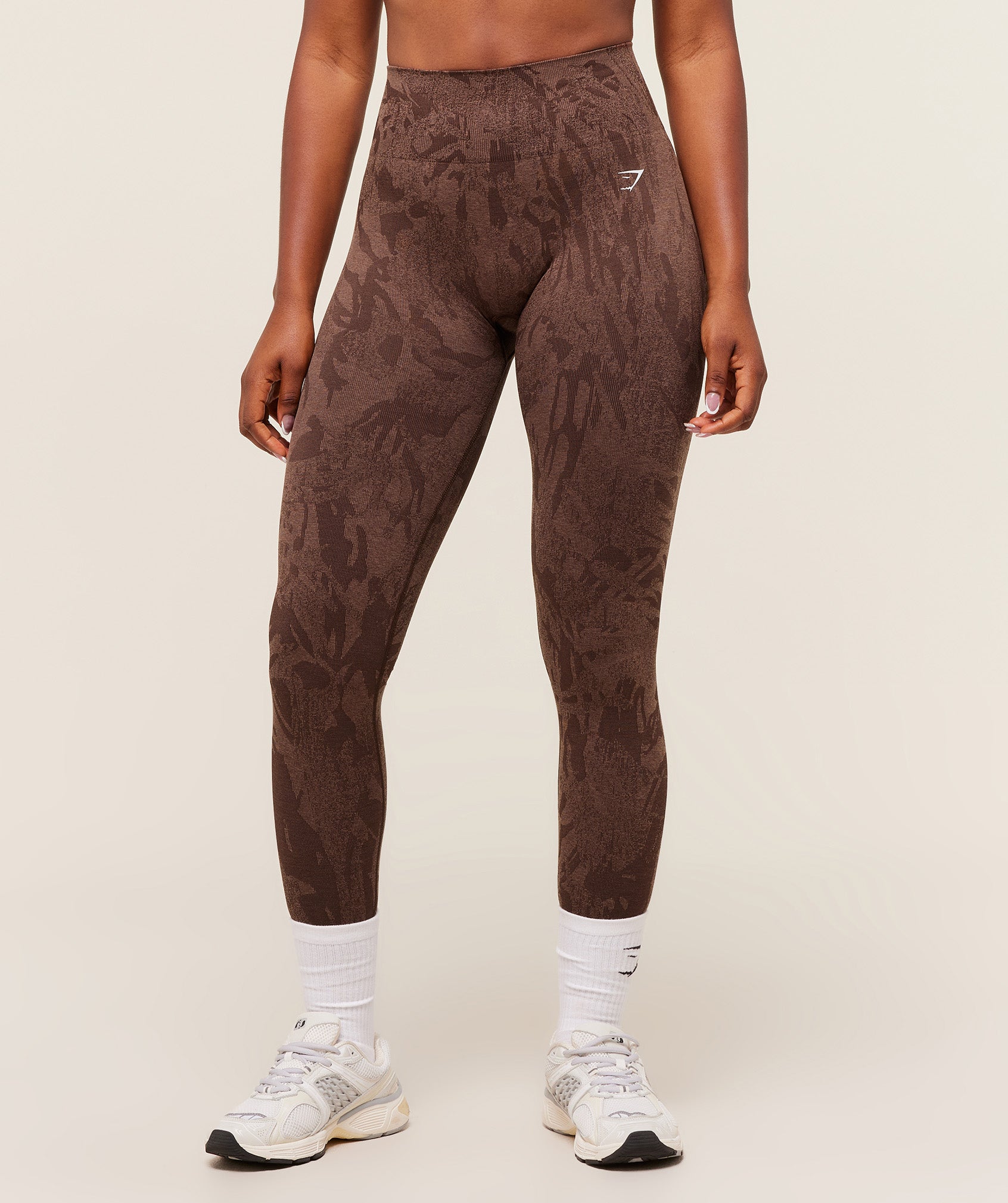 Gymshark Adapt Camo Seamless Leggings - Archive Brown/Soft Brown