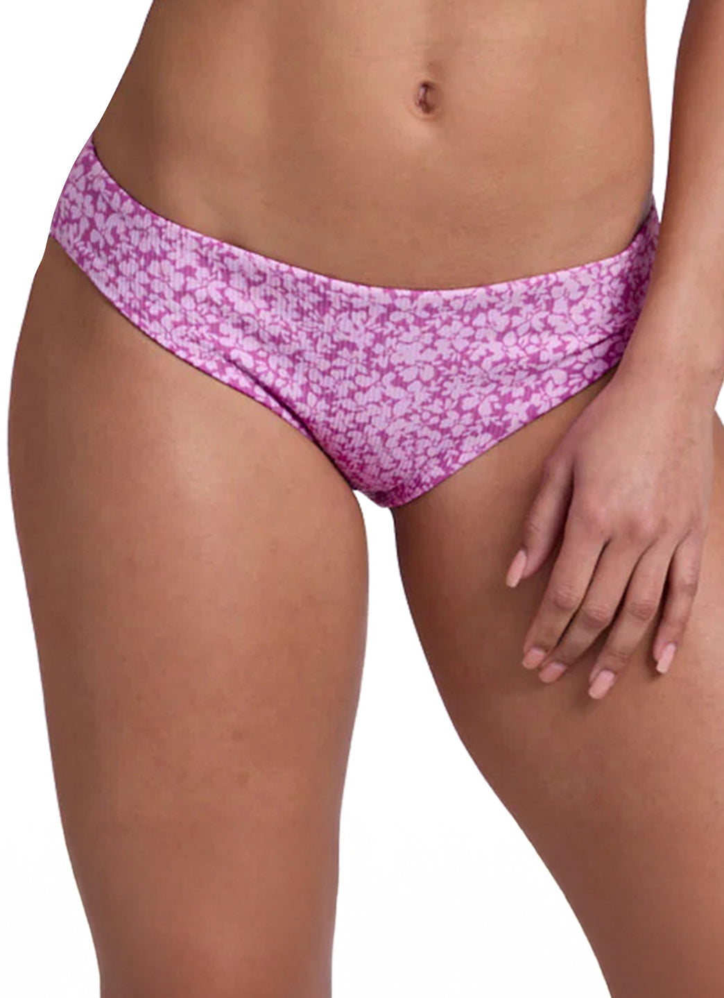 JOLYN Women's Calyso Valle Rib Moderate Bikini Bottom